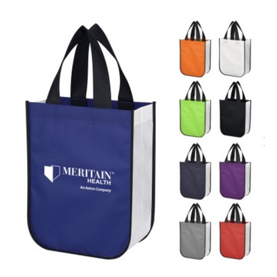 Color Laminated Non-Woven Shopper Tote Bag