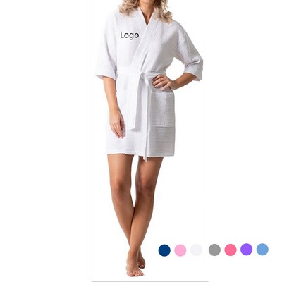 Waffle Weave Bath Robe